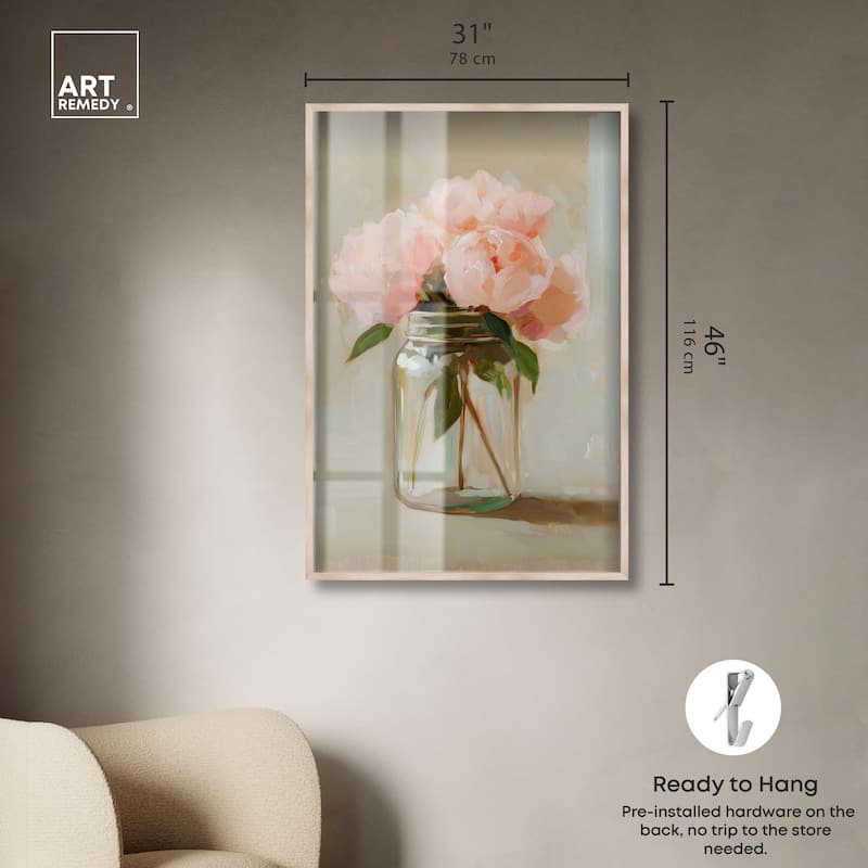 Jar of Petals Shadowbox by Art Remedy