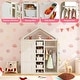 preview thumbnail 10 of 30, Costway Kids Costume Storage Closet Children Pretend Dresser with - See Details