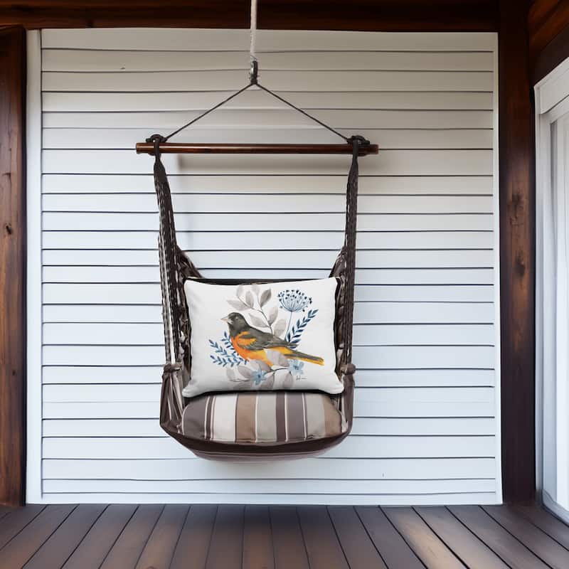 Magnolia Casual Swing Set 4 piece - Slate Gray Stripe w/ Oriole