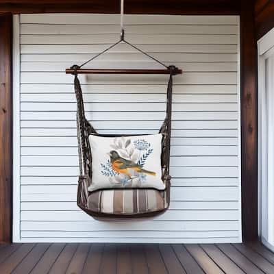 Magnolia Casual Swing Set 4 piece - Slate Gray Stripe w/ Oriole