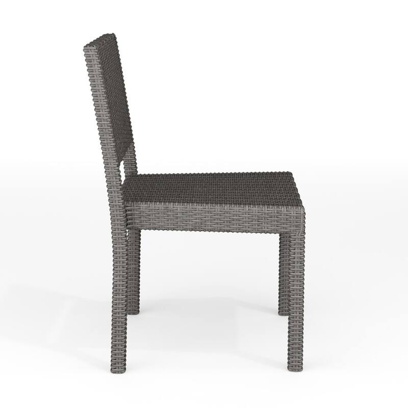 Martha Stewart 9pc Rattan Patio Dining Set - 8 Chairs, Table - 71"D x 39"W x 30"H