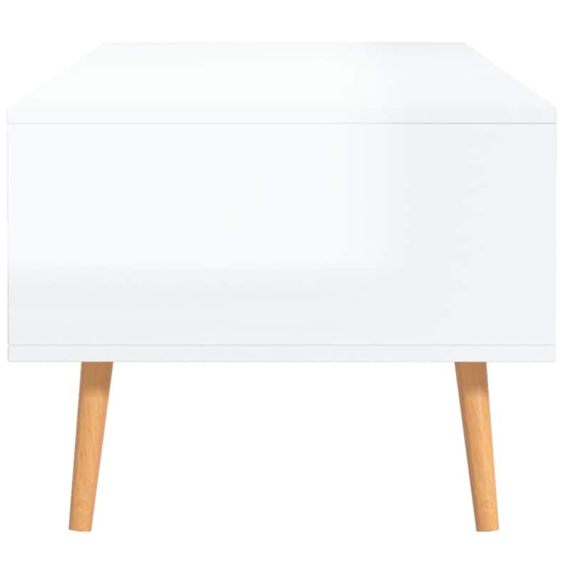 vidaXL Coffee Table End Table Living Room Accent Sofa Table Engineered Wood - 39.4" x 19.5" x 16.9"
