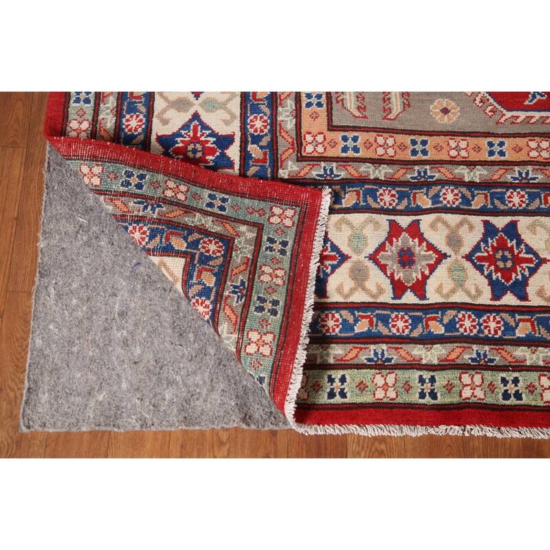 Traditional Kazak Oriental Area Rug Hand-Knotted Wool Carpet - 8'5" x 11'5"