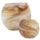 preview thumbnail 4 of 2, Uttermost Fusion Swirled Caramel & Ivory Vases, Set/2
