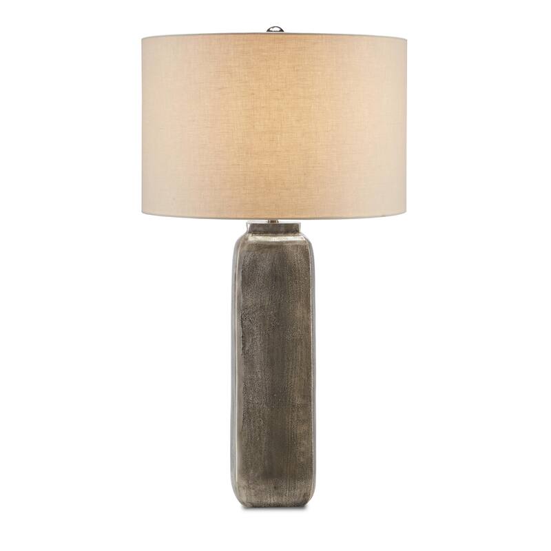 Currey & Company Morse Table Lamp - 32.5"h x 18"dia - 32.5"h x 18"dia - Oxidized Nickel