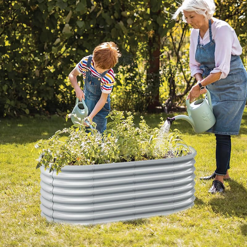 Costway 2 PCS Raised Garden Bed Kit Planter Raised Garden Boxes - See Details