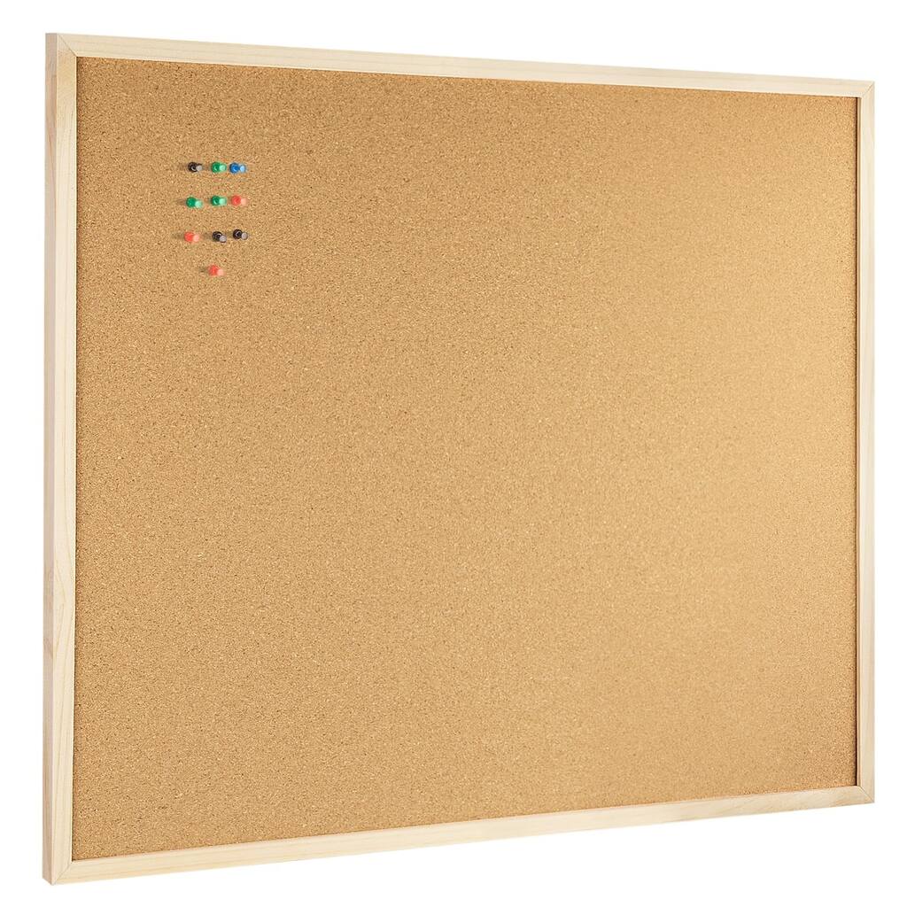 Cork Board Bulletin Board, Wooden Framed Corkboard, Wood Oak Frame Corkboard, Vision Board and Decorative Hanging Pin Board