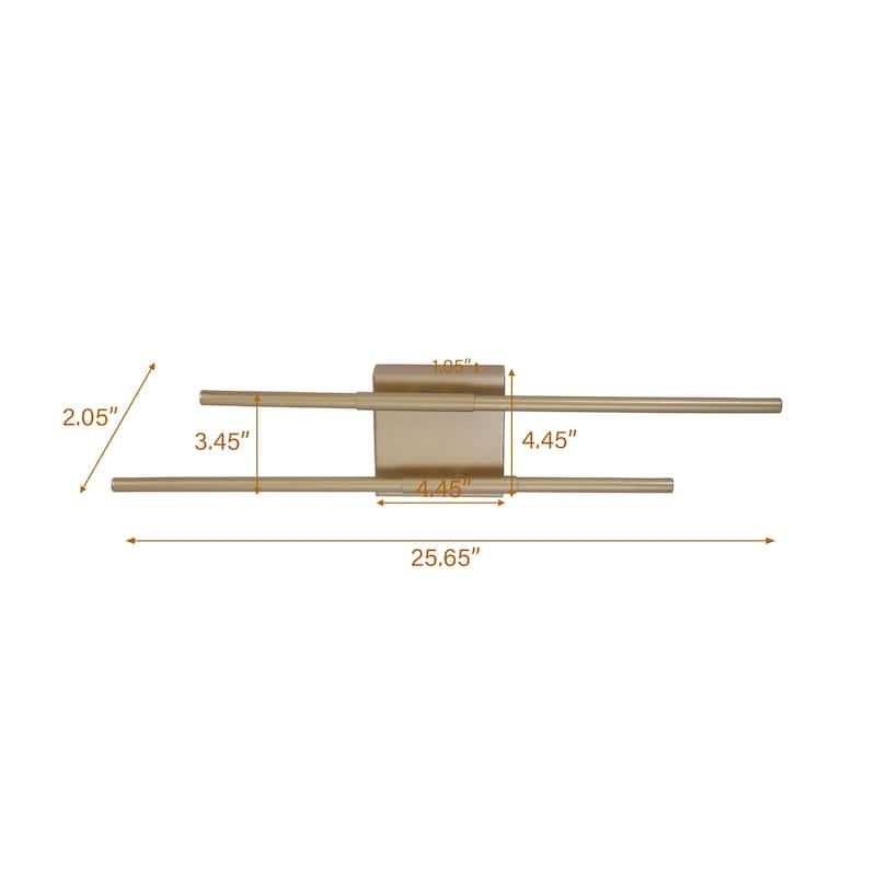 25'' Bathroom Vanity Light LED Fixtures Over Mirror Wall Sconce