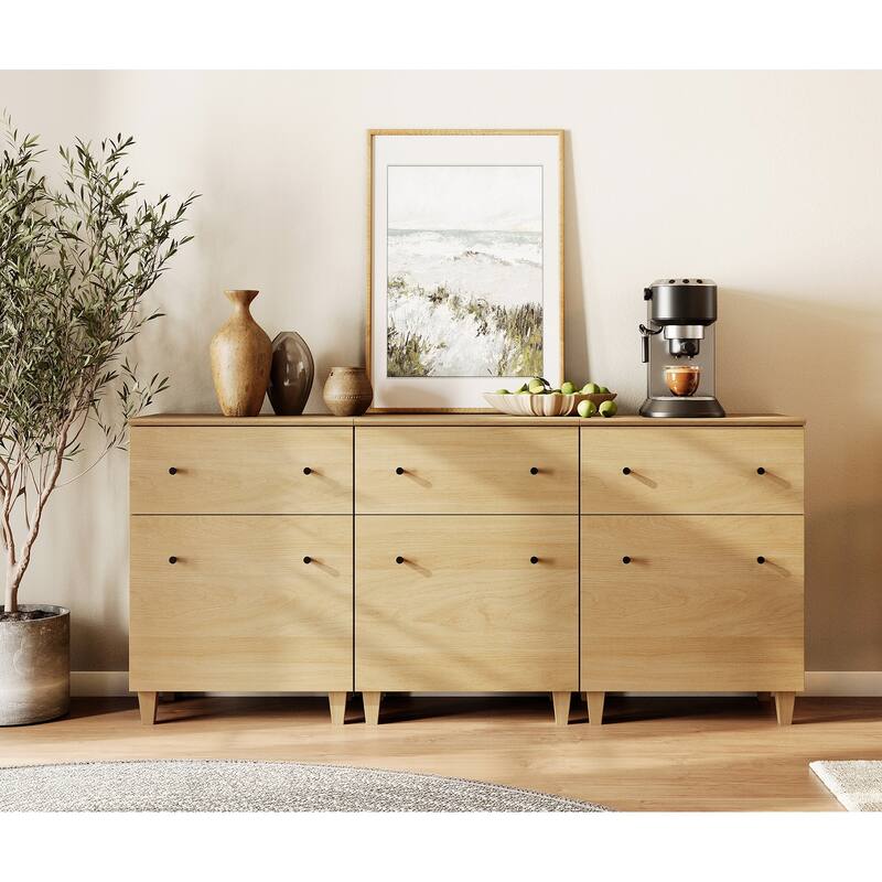 Sideboard Buffet Cabinet with Drawer and Door for Kitchen, Dining Room