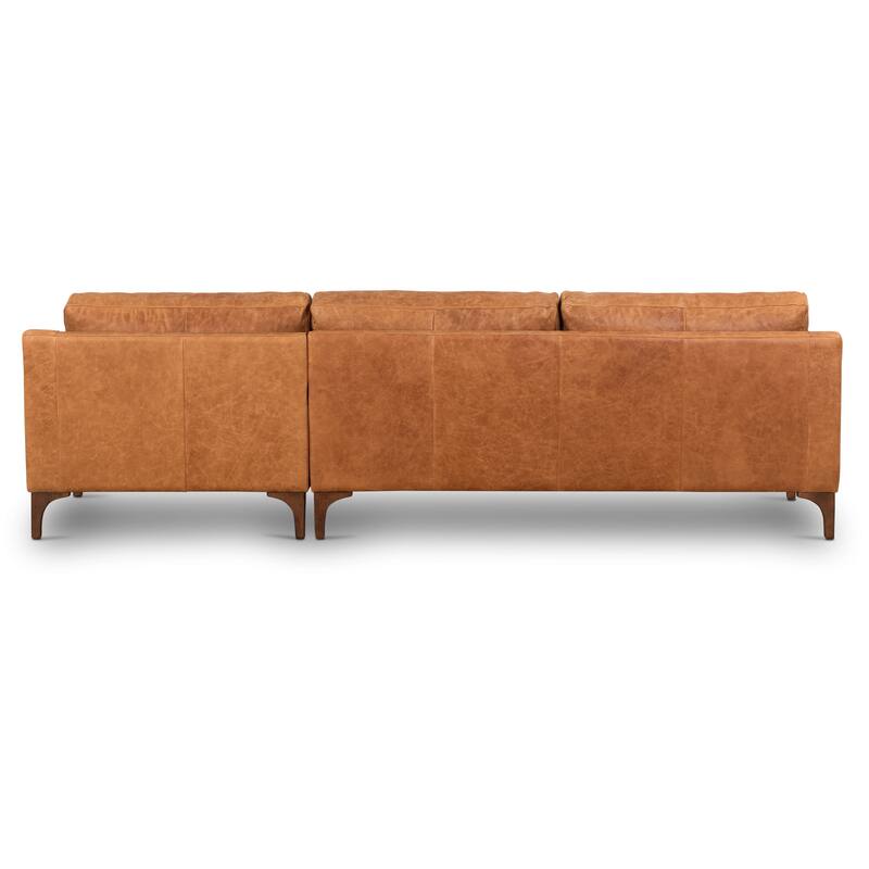 Poly & Bark Sorrento Sectional - Genuine Italian Leather