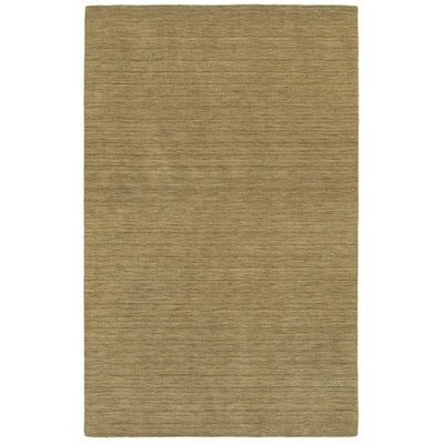 Style Haven Heathered Solid Hand-crafted Plush Wool Area Rug
