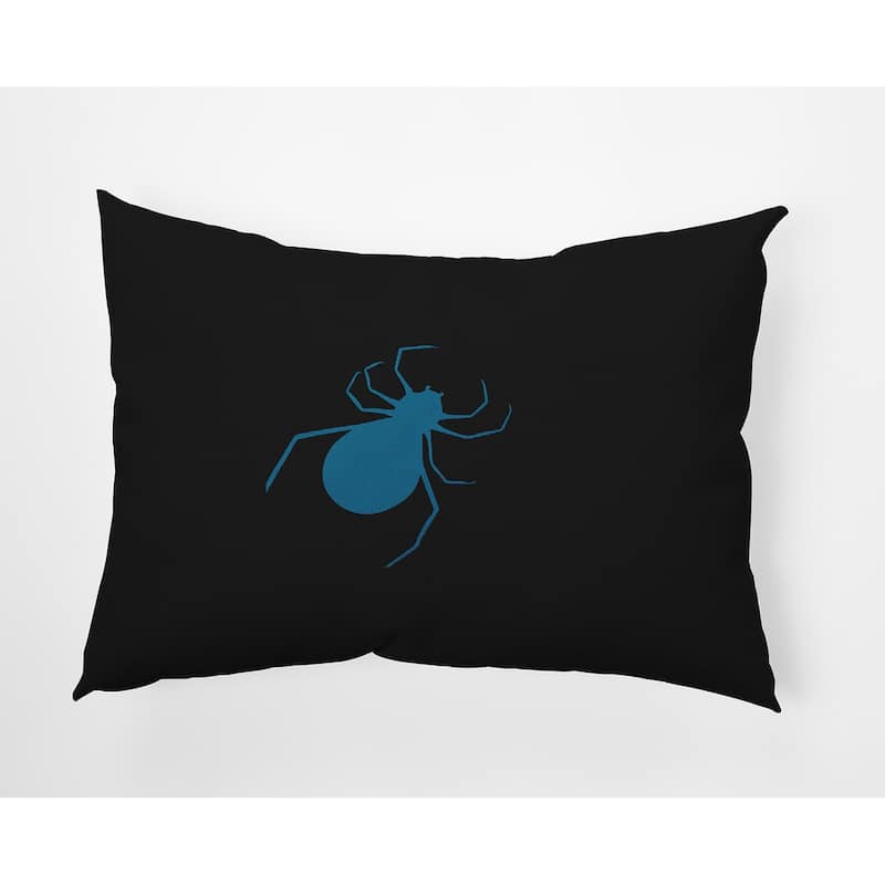 Halloween Spiders Accent Pillow - Unreal Teal - 14" x 20"