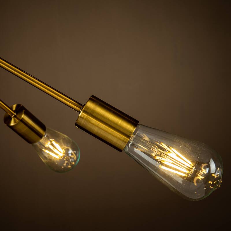 12-Lights Interior Modern Sputnik Sphere Chandelier Indoor Lighting