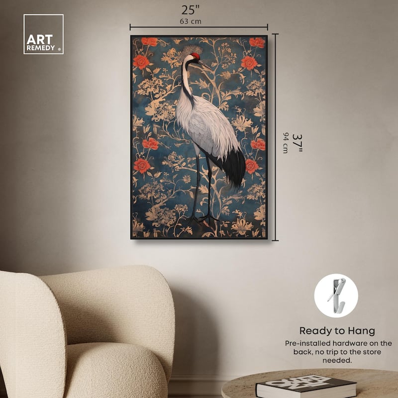 Botanical Bird I Canvas by Art Remedy