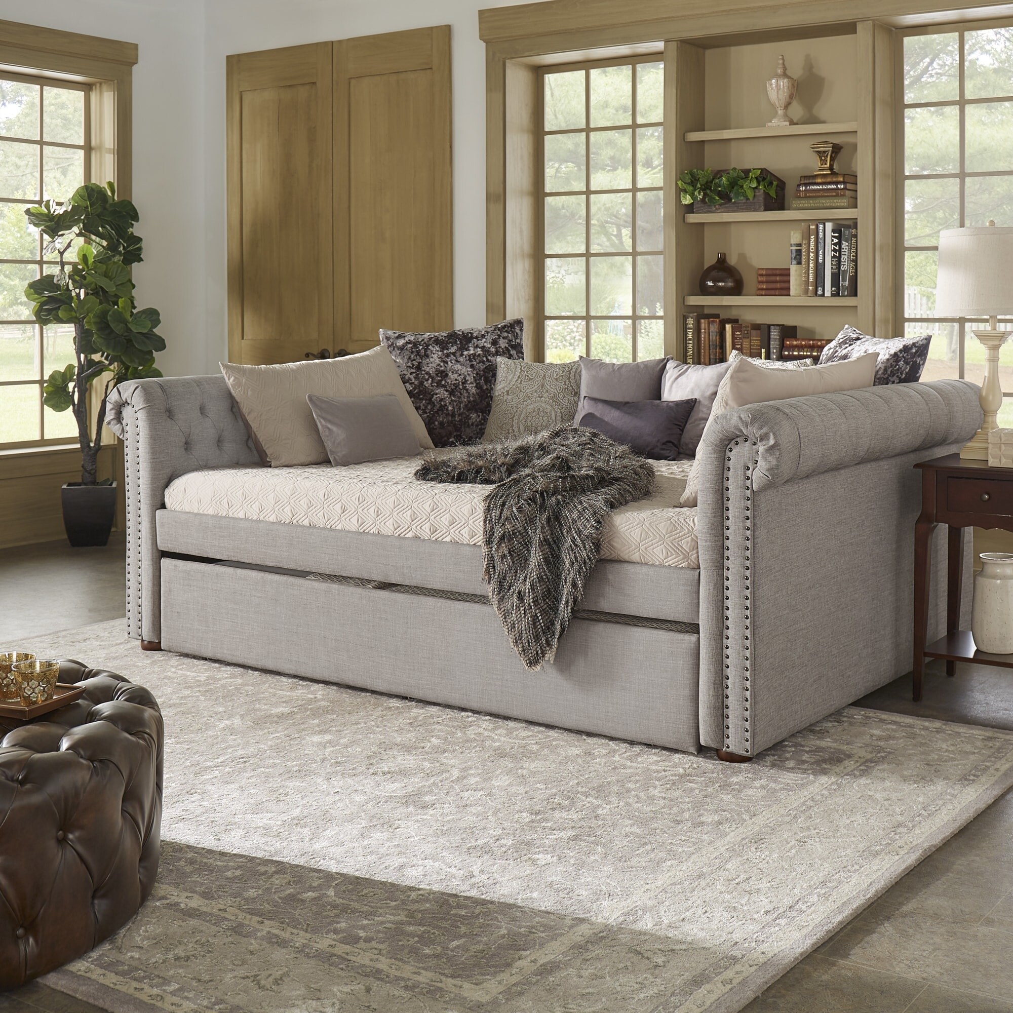 Knightsbridge Queen Tufted Chesterfield Daybed by iNSPIRE Q Artisan