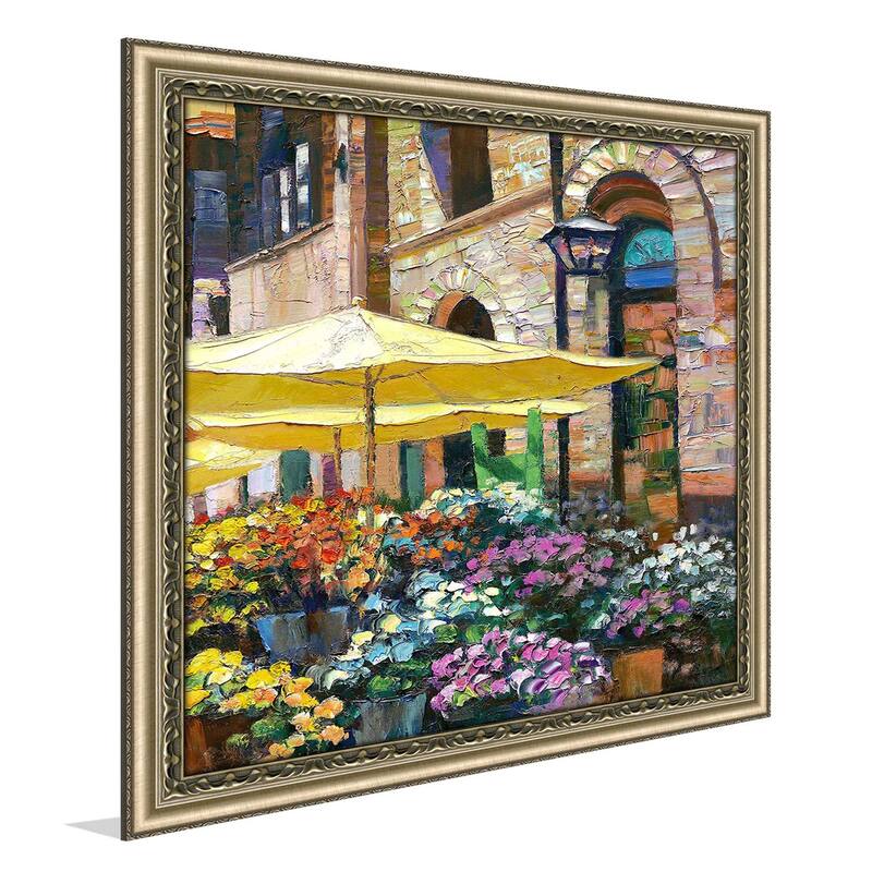"Siena Flower Market" by Howard Behrens II Print on Acrylic