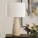 preview thumbnail 5 of 4, Uttermost Maury Travertine Table Lamp