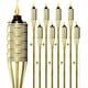 preview thumbnail 1 of 5, Matney Torches - Includes Metal Oil Canisters with Covers to Extinguish flame (8 Pack) Brown