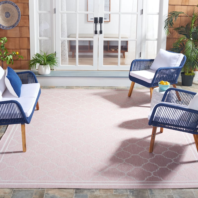 SAFAVIEH Courtyard Kamini Indoor/ Outdoor Waterproof Patio Backyard Rug