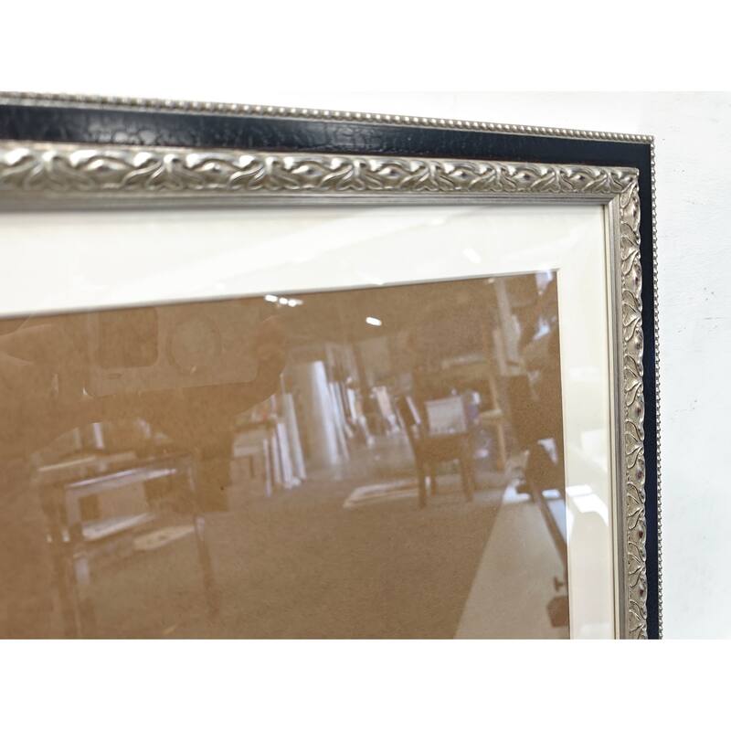 Solid Wood Picture Frame - Replaceable Canvas Art Frame with Organic Glass, Elegant Framed Wall Decor for Living Room