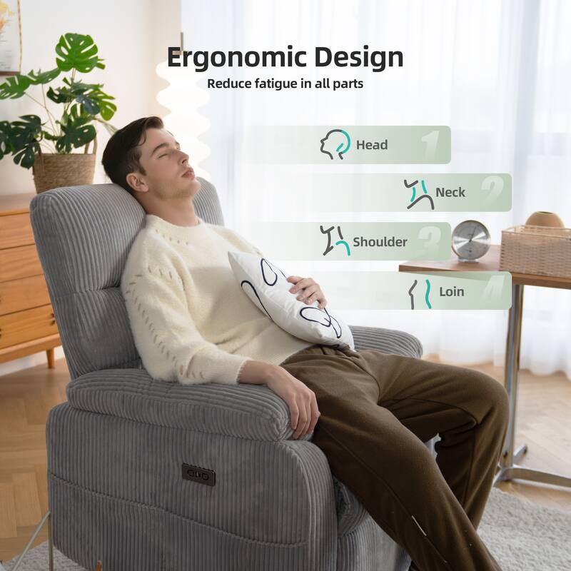 Zero‑Gravity Power Recliner Chair with USB & Ergonomic Design