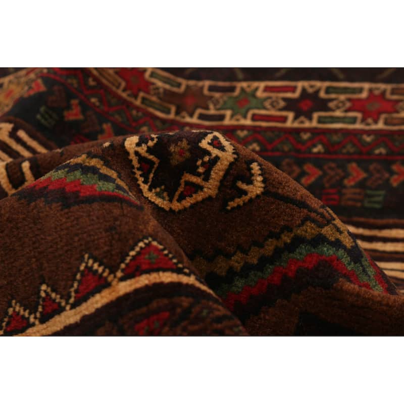 Teimani Brown Rug 3'9" x 6'7" - 3'9 x 6'7