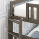 preview thumbnail 8 of 30, Max and Lily Twin over Twin Bunk Bed with Ladder on End