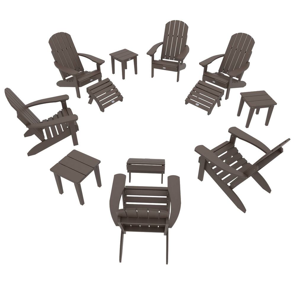 BAHIA VERDE OUTDOORS 12-Piece Adirondack Conversation Set