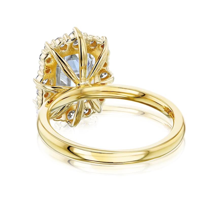 Annello by Kobelli 14k Gold Forever One Elizabeth Engagement Ring (DEF/VS, DEF/VS)