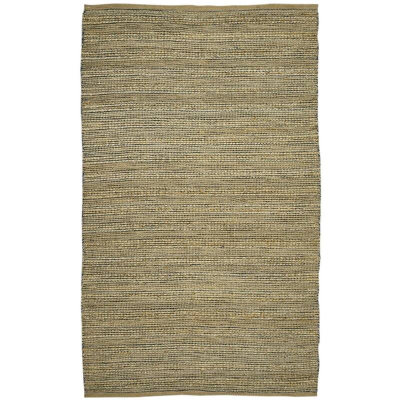 HomeRoots Striped Lodge Rectangle Area Rug