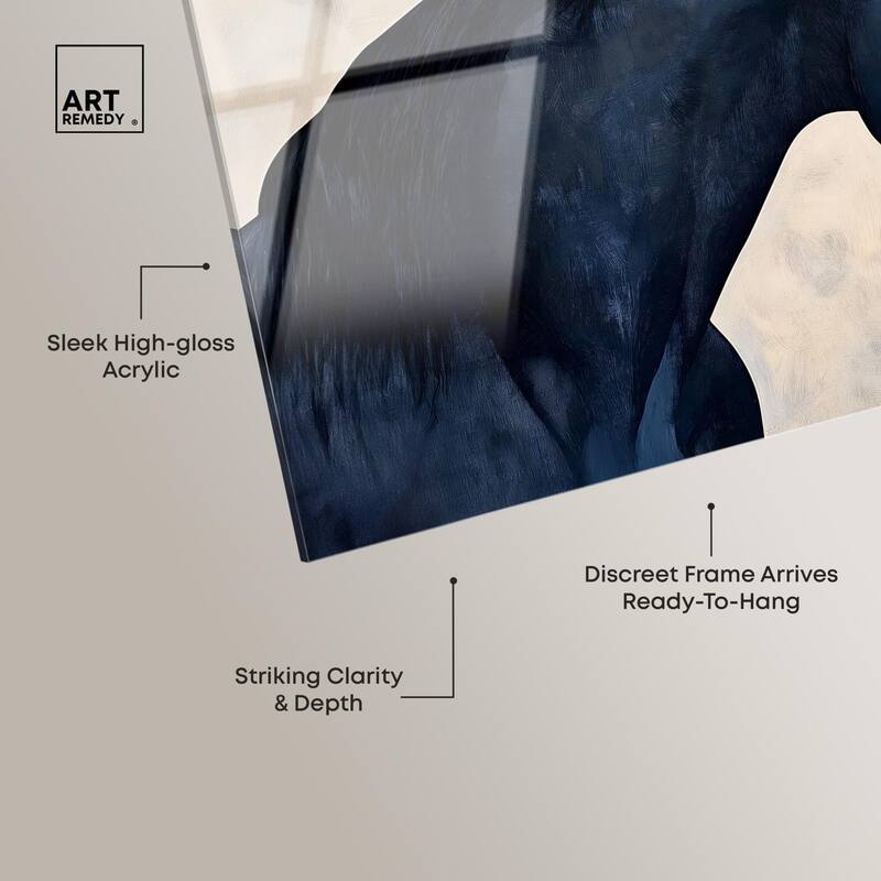 Blue Horse II Acrylic by Art Remedy, Ready to Hang