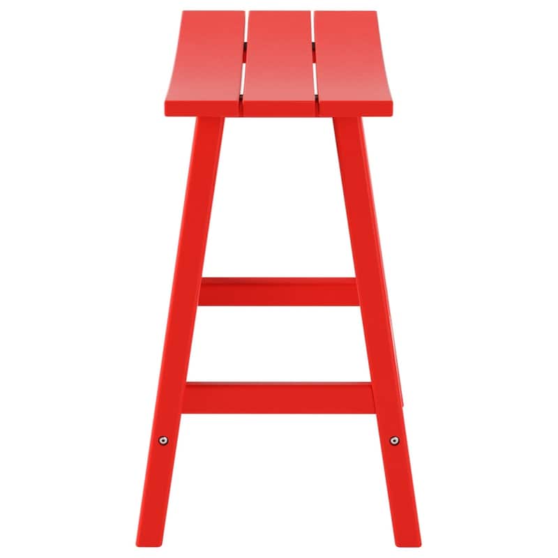 Polytrends Laguna Hdpe All Weather Outdoor Patio 24" Saddle Seat Counter Stool (Set Of 2)