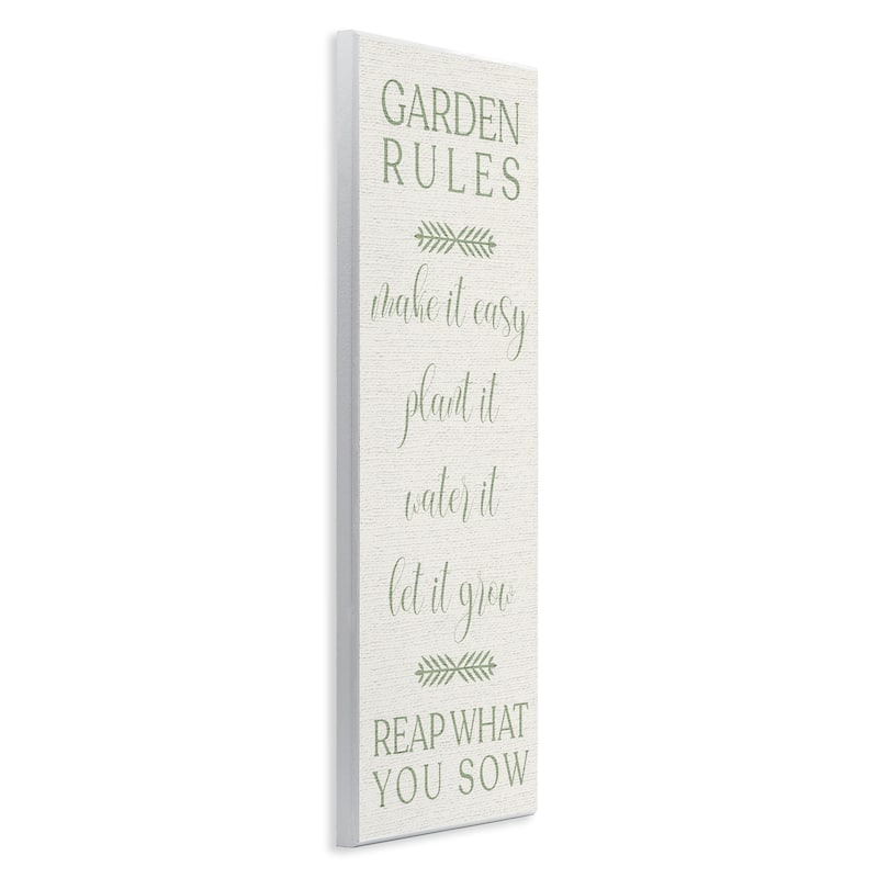 Stupell Country Garden Rules Wall Plaque Art Design By Lil' Rue
