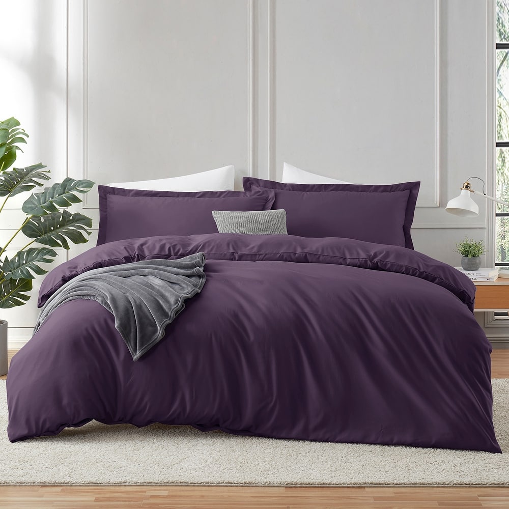 Empyrean Duvet Cover With Fitted Sheet Soft Double Brushed Bedding Set