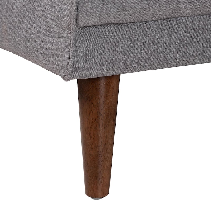 Claire Contemporary Clay Fabric Upholstered Convertible Sofa Bed