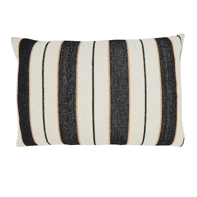 Faded Linear Pattern Throw Pillow