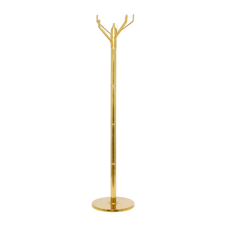 Aluminum Metal Coat Rack - Gold, Silver or Black - Roche River Decor - Gold