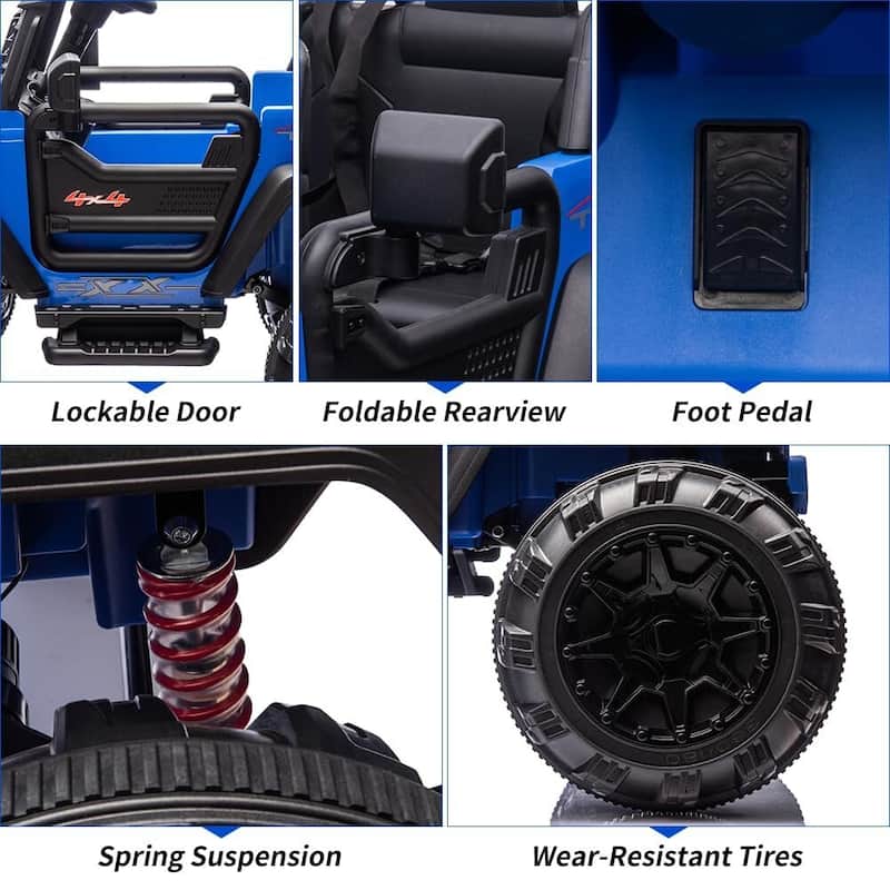 24V 9Ah Kids Ride On 2 Seaters Electric Car with Remote Control