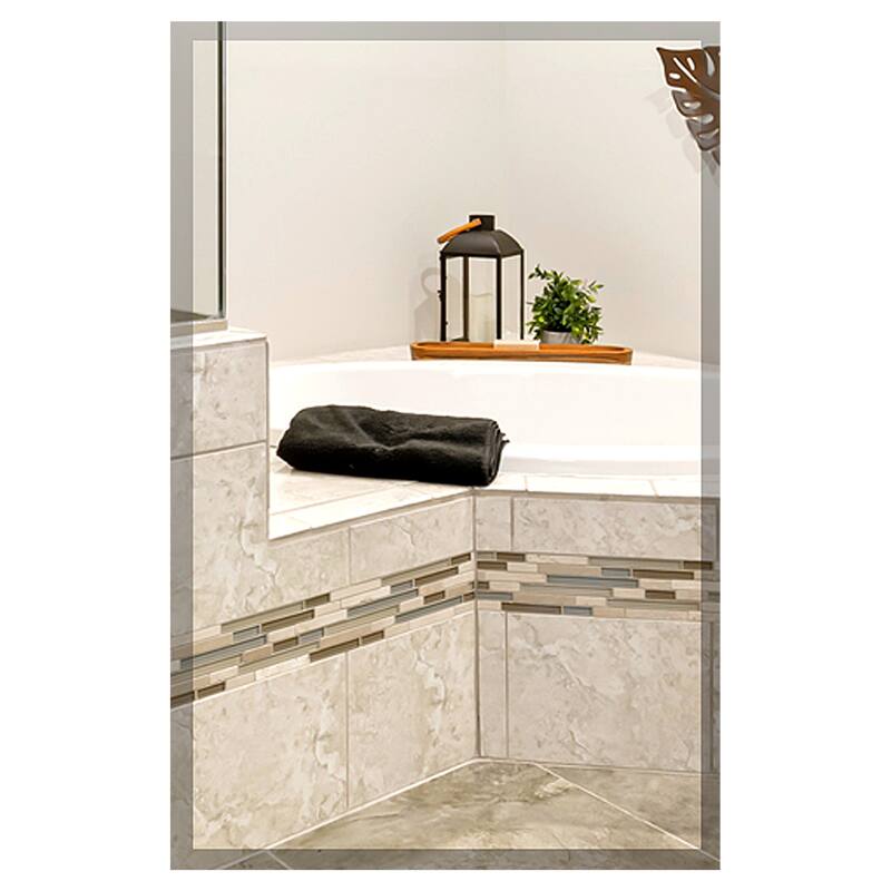 Wells Frameless Beveled Mirror