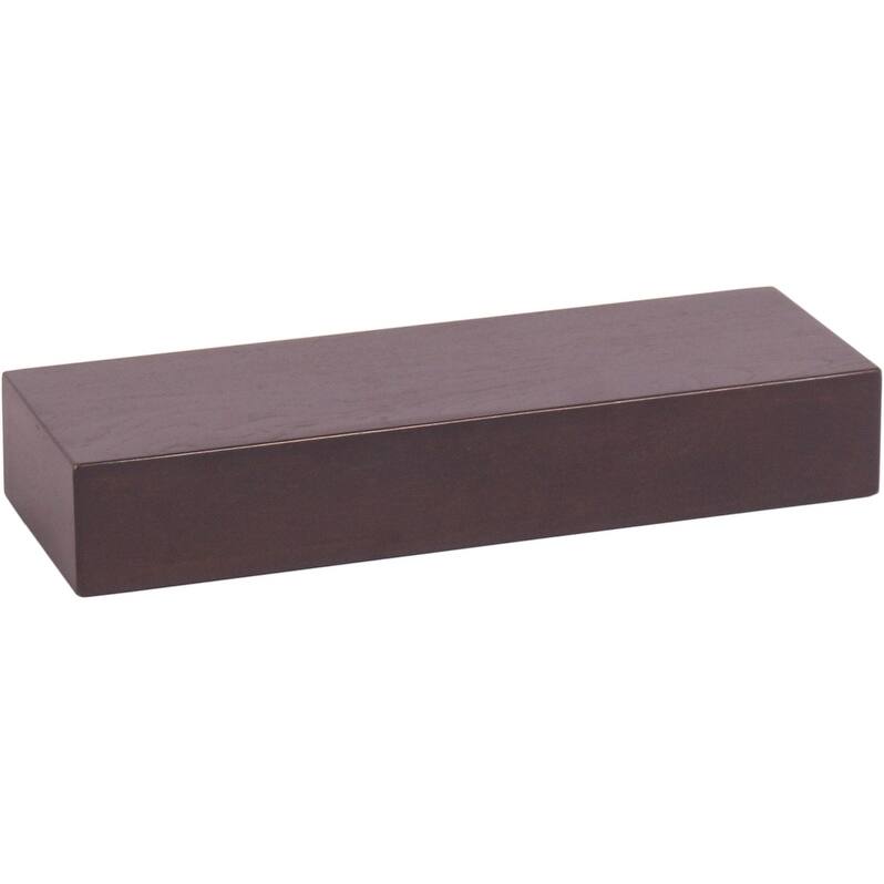 Bisa OptiAREA Floating Teak Wall Shelf - Mocha - 18" Wide