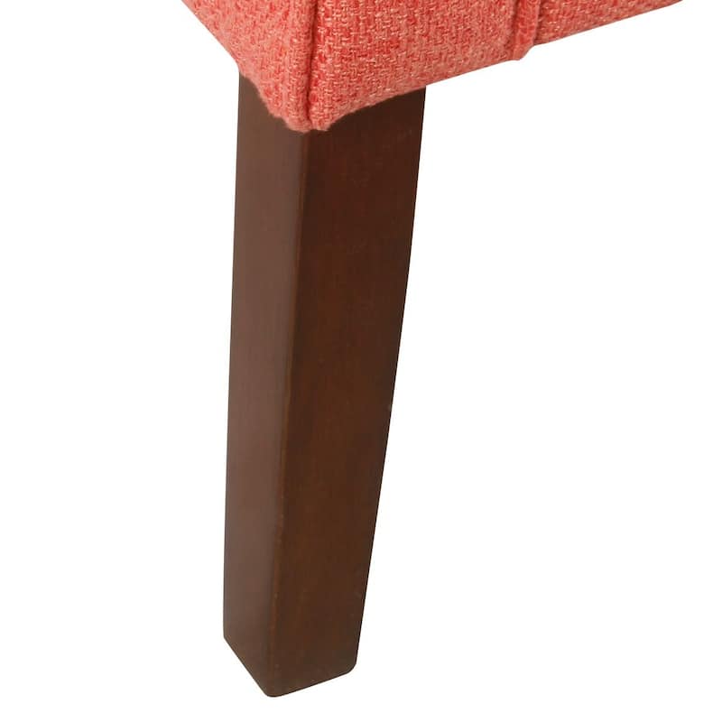 Porch & Den Kingswell Textured Orange Barrel Accent Chair