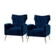 preview thumbnail 2 of 134, Danita Upholstered Accent Chair with Tufted Back,Set of 2