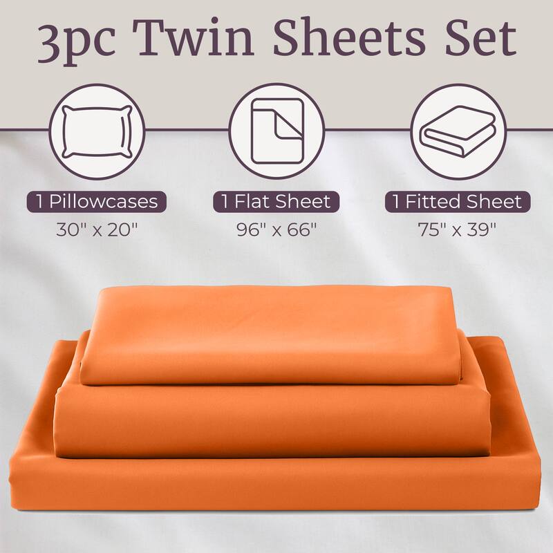 Wrinkle Resistant Brushed Microfiber Sheet Set by Windsor Home