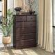 100% Solid Wood 6-Drawer Chest - Java