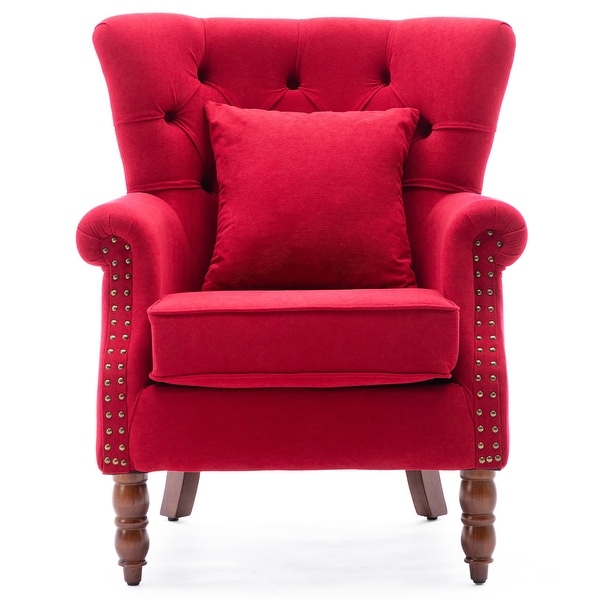 wingback armchair