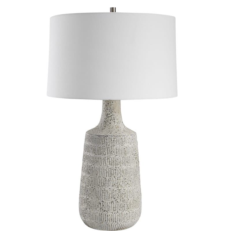 Uttermost Scouts White Table Lamp - 17"x28.5"x17"