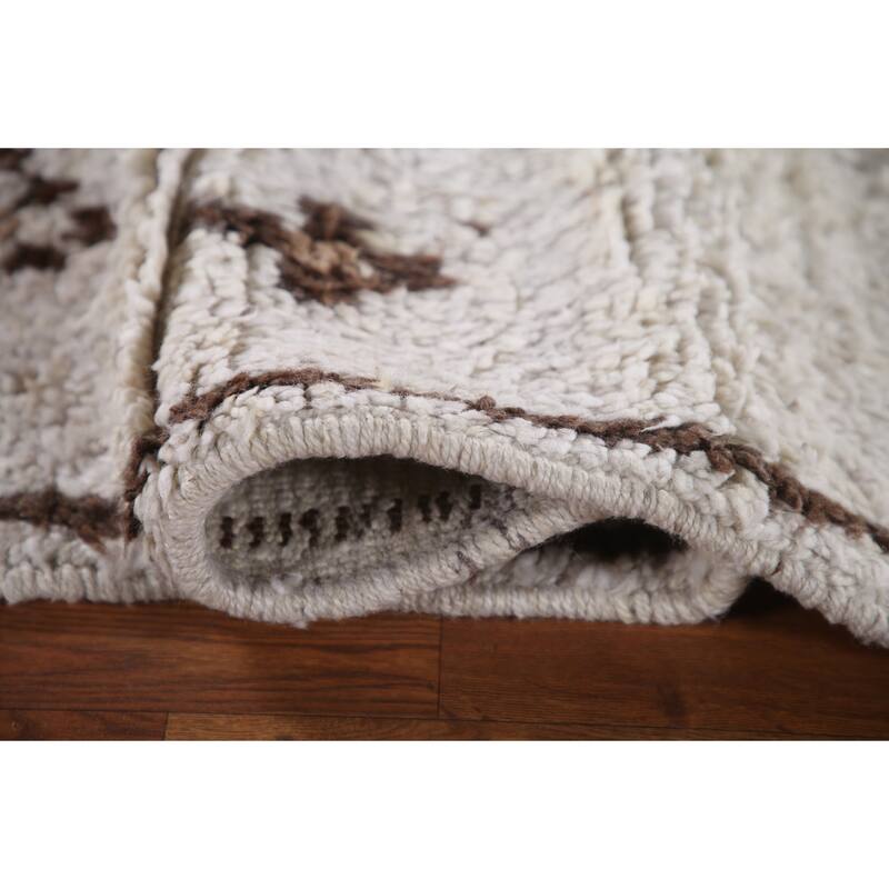 Tribal Anatolian Oriental Runner Rug Hand-knotted Wool Carpet - 3'2"x 10'11"