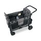 preview thumbnail 4 of 8, W4 Elite Quad Stroller Wagon-Charcoal Gray