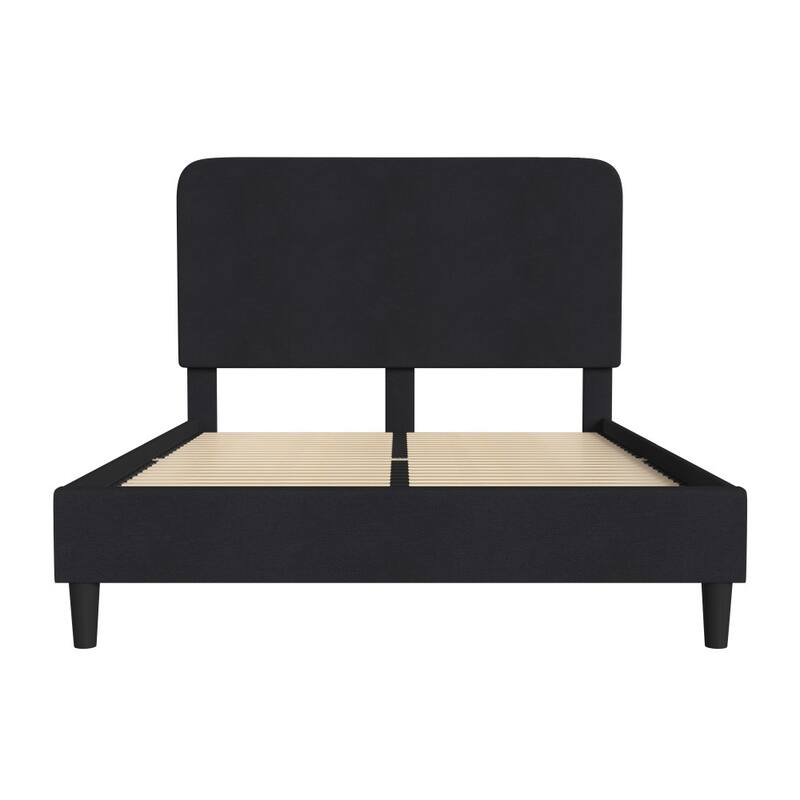 Platform Bed with Headboard - No Foundation Needed