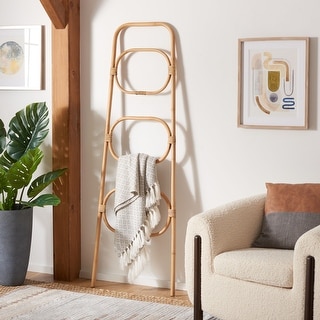 Rattan towel ladder deals